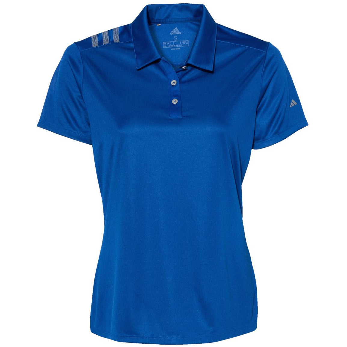 Adidas Women's 3-Stripes Shoulder Polo